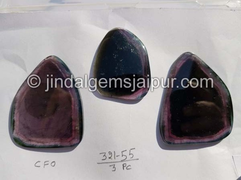 Watermelon Tourmaline Smooth Slices